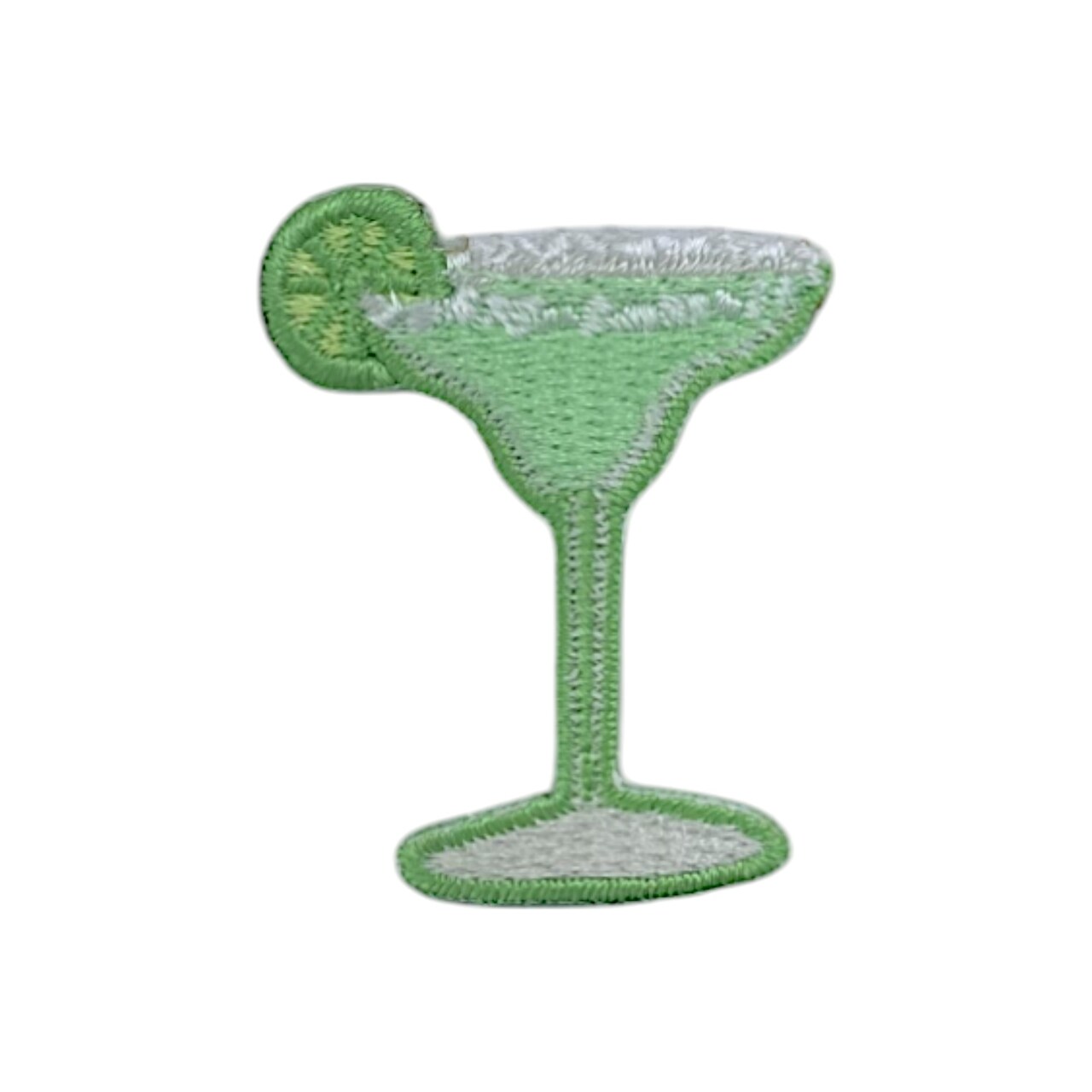 Green Margarita with Lime, Drink, Cocktail, Embroidered, Iron on Patch